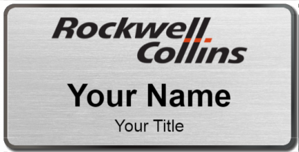 Custom name badges for Rockwell Collins