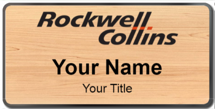 Custom name badges for Rockwell Collins