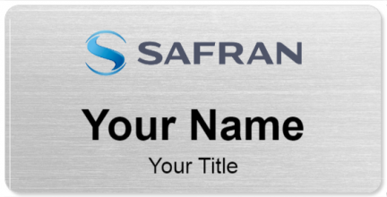 Custom name badges for Safran Aerospace