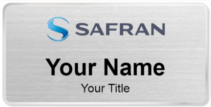 Custom name badges for Safran Aerospace
