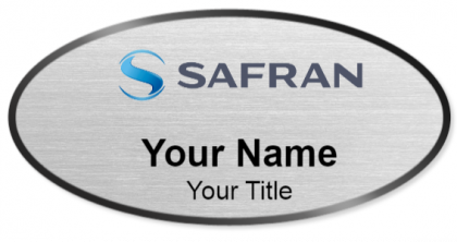 Custom name badges for Safran Aerospace