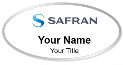 Custom name badges for Safran Aerospace