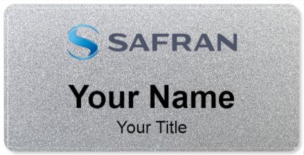 Custom name badges for Safran Aerospace