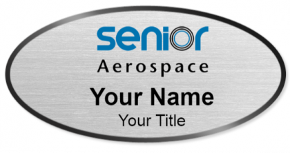 Custom name badges for Senior Aerospace