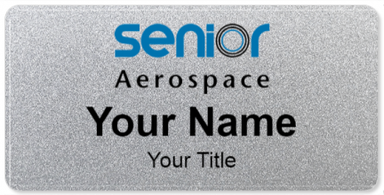 Custom name badges for Senior Aerospace
