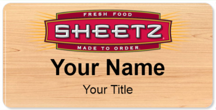 Custom name badges for Sheetz