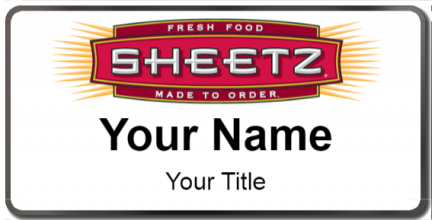 Custom name badges for Sheetz