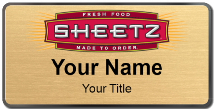 Custom name badges for Sheetz