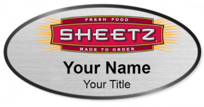 Custom name badges for Sheetz
