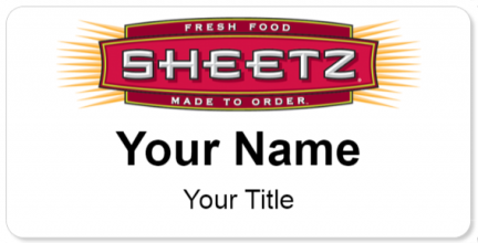 Custom name badges for Sheetz