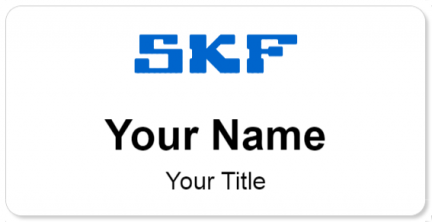 Custom name badges for SKF Group