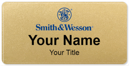 Custom name badges for Smith & Wesson