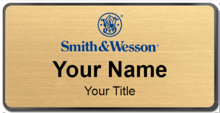 Custom name badges for Smith & Wesson