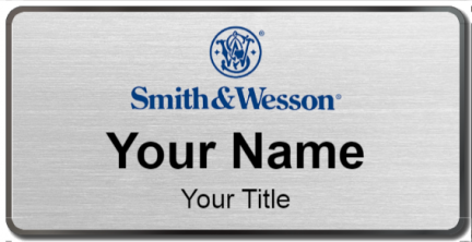 Custom name badges for Smith & Wesson