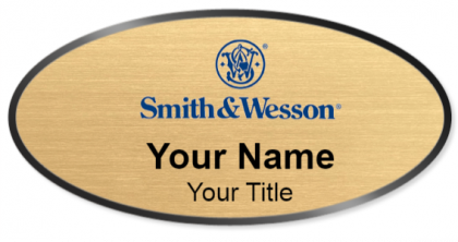 Custom name badges for Smith & Wesson