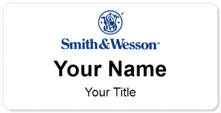 Custom name badges for Smith & Wesson