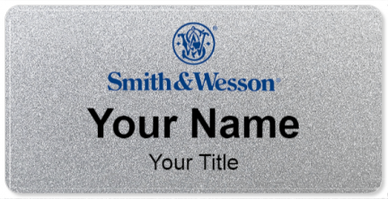 Custom name badges for Smith & Wesson