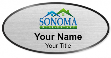 Custom name badges for Sonoma Real Estate