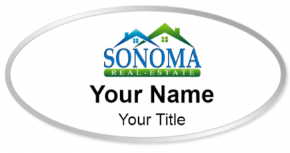 Custom name badges for Sonoma Real Estate