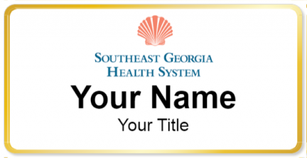 Custom name badges for Southeast Georgia Health System