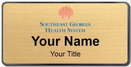 Custom name badges for Southeast Georgia Health System