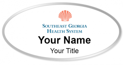 Custom name badges for Southeast Georgia Health System