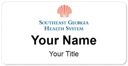Custom name badges for Southeast Georgia Health System