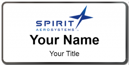 Custom name badges for Spirit Aerosystems