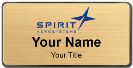 Custom name badges for Spirit Aerosystems