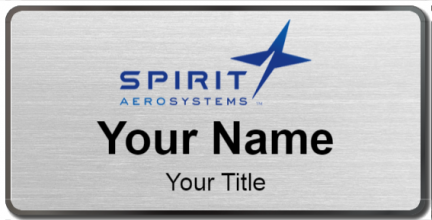 Custom name badges for Spirit Aerosystems