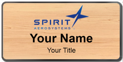 Custom name badges for Spirit Aerosystems