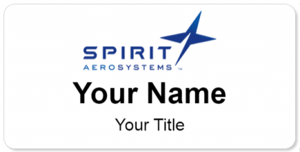Custom name badges for Spirit Aerosystems