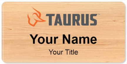 Custom name badges for Taurus International Manufacturing