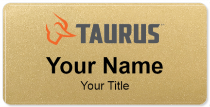 Custom name badges for Taurus International Manufacturing