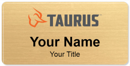 Custom name badges for Taurus International Manufacturing