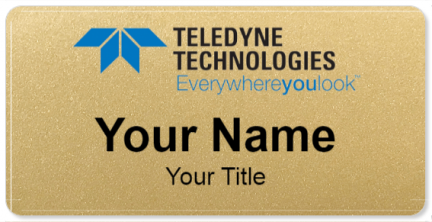 Custom name badges for Teledyne Technologies