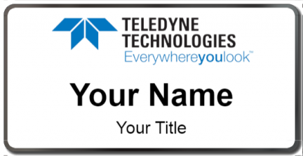 Custom name badges for Teledyne Technologies
