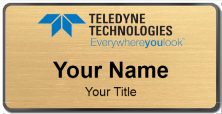 Custom name badges for Teledyne Technologies
