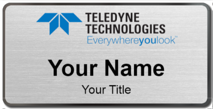 Custom name badges for Teledyne Technologies