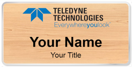 Custom name badges for Teledyne Technologies