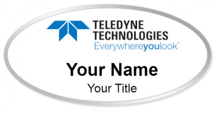 Custom name badges for Teledyne Technologies