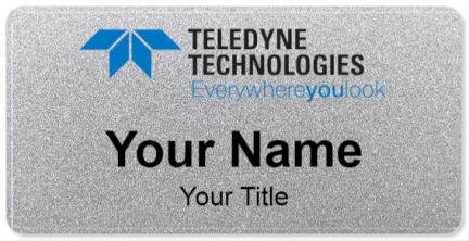 Custom name badges for Teledyne Technologies