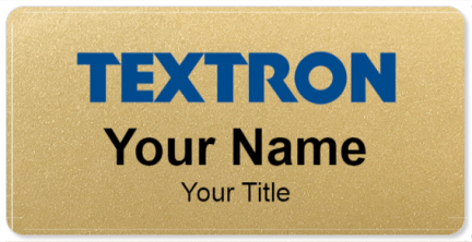 Custom name badges for Textron Systems