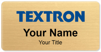 Custom name badges for Textron Systems