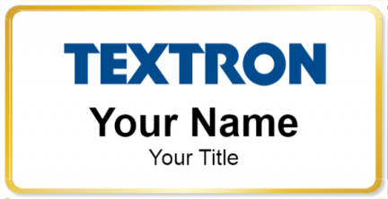 Custom name badges for Textron Systems