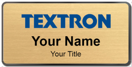 Custom name badges for Textron Systems