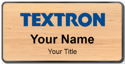 Custom name badges for Textron Systems