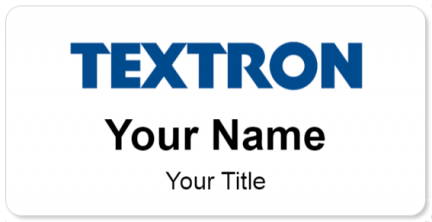 Custom name badges for Textron Systems