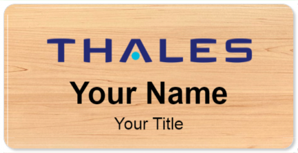 Custom name badges for Thales Group