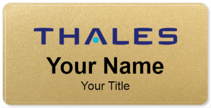 Custom name badges for Thales Group